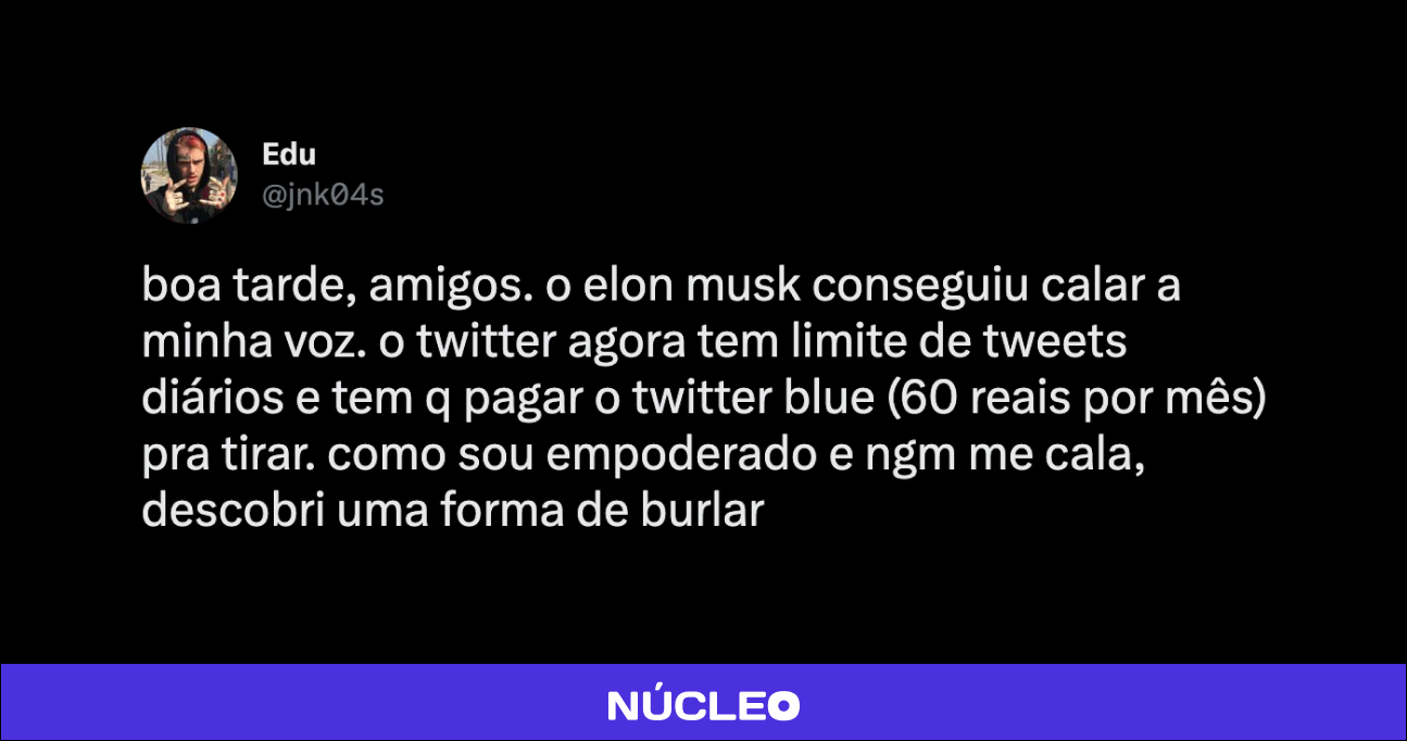 Twitteiros brasileiros estão tiriricas da vida com o Elon Musk