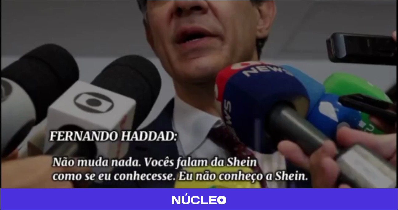 Haddad é esculhambado nas redes por fazer pouco caso da Shein