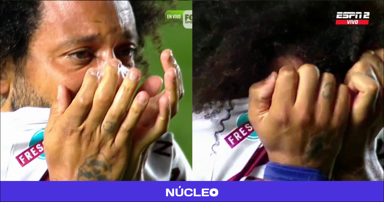 Lesão grave e choro do jogador Marcelo viralizam