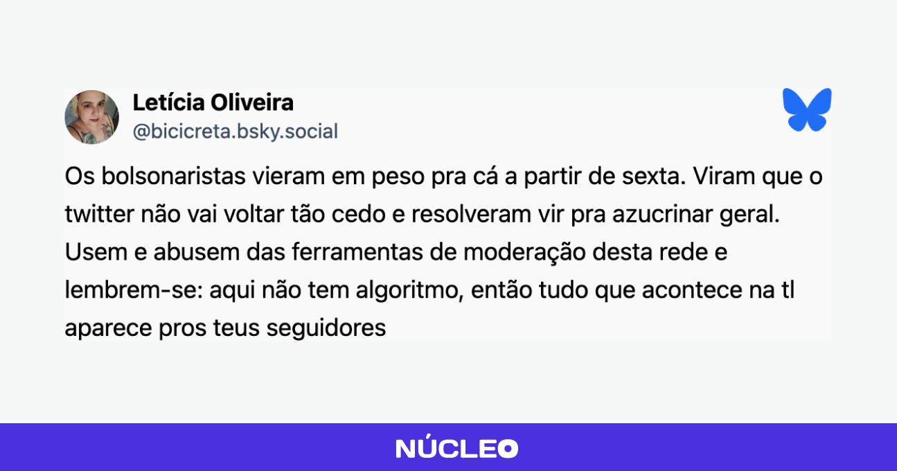 Esquerda reage à extrema direita no Bluesky com bloqueios supersônicos